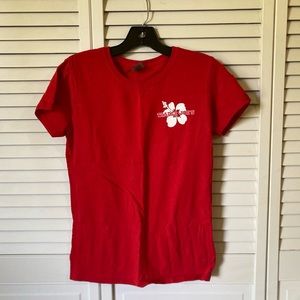 Trader Joe’s short sleeve tee in red